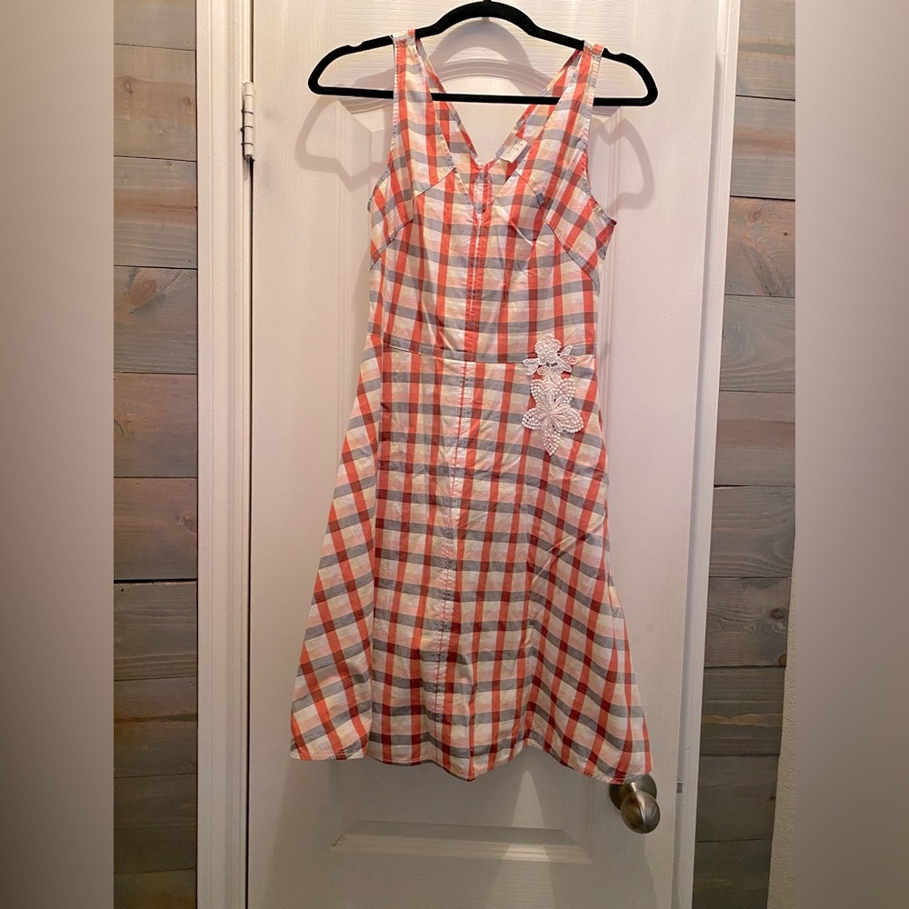 Cute plaid dress!